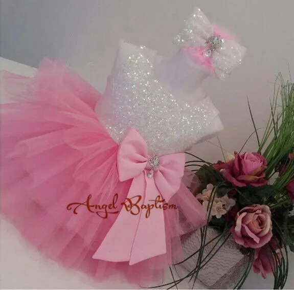 Cute pink flower girl dress sleeveless white/ivory sequin tulle toddler pageant costume kids Princess dress tutu outfits
Cute pink flower girl dress sleeveless white/ivory sequin tulle toddler pageant costume kids Princess dress tutu outfits