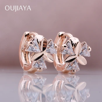 OUJIAYA 328 Anniversary New 585 Rose Gold round Women earrings Natural Zircon Wedding Party Fine Jewelry Dangle Earrings A42
OUJIAYA 328 Anniversary New 585 Rose Gold round Women earrings Natural Zircon Wedding Party Fine Jewelry Dangle Earrings A42