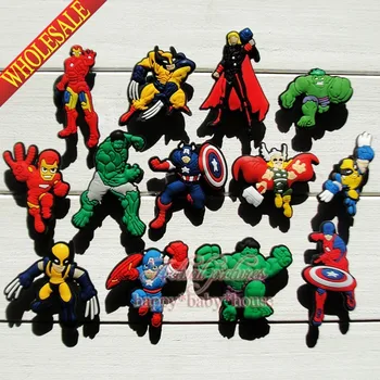 Novelty 13Styles 26PCS Marvel's The Avengers Soft PVC Shoe Charms,Shoe Buckles Accessories Fit Bracelets Croc JIBZ,Kids Gifts
Novelty 13Styles 26PCS Marvel's The Avengers Soft PVC Shoe Charms,Shoe Buckles Accessories Fit Bracelets Croc JIBZ,Kids Gifts