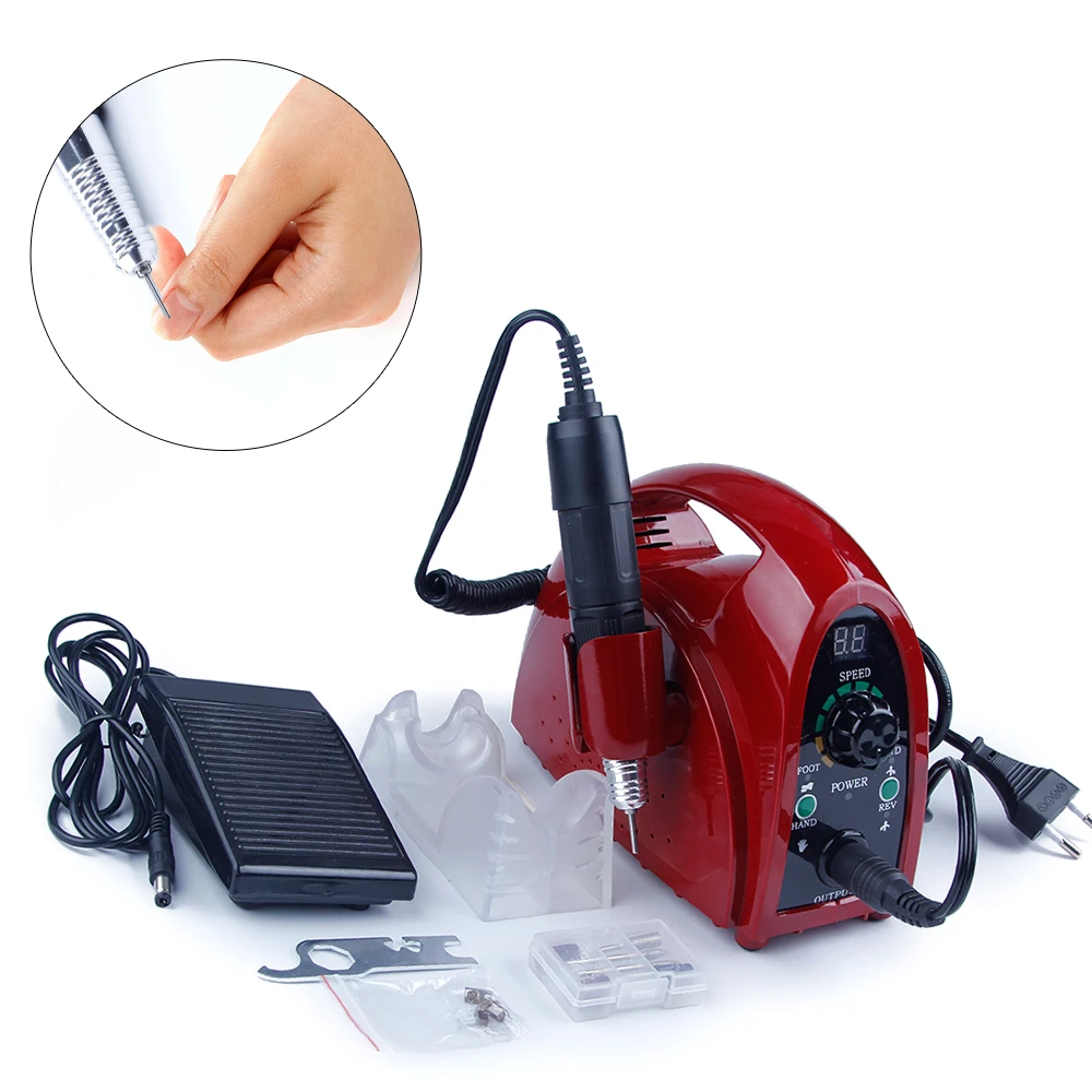 Electric Apparatus for Manicure Nail Gel Cuticle Remover Milling Drill Bits Set 35000RPM Manicure Machine Nail Pedicure Tool 
Electric Apparatus for Manicure Nail Gel Cuticle Remover Milling Drill Bits Set 35000RPM Manicure Machine Nail Pedicure Tool