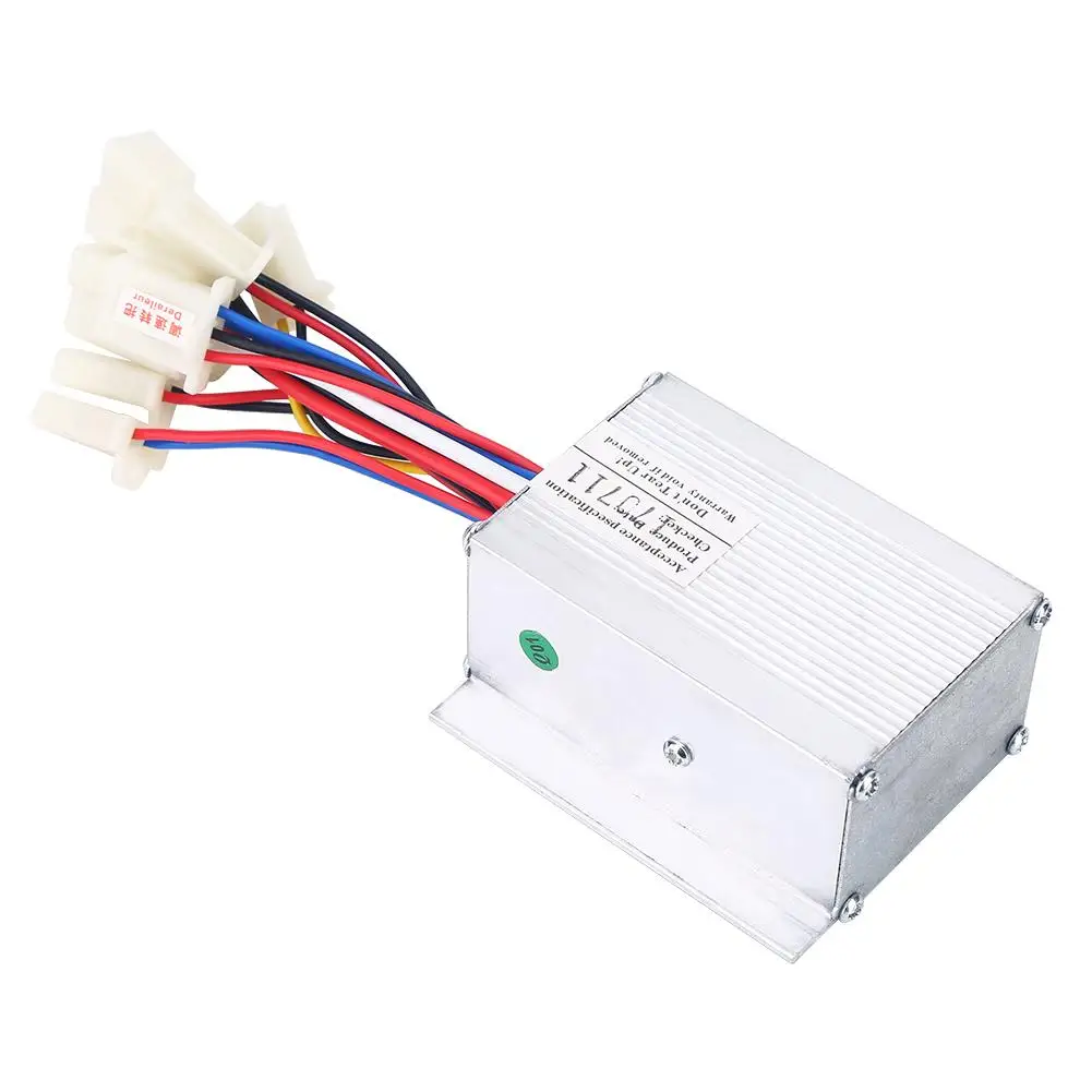 Discount 24V/36V/48V 250/350/500W DC Electric Bike Motor Brushed Controller Box for Electric Bicycle Scooter E-bike Accessory 2