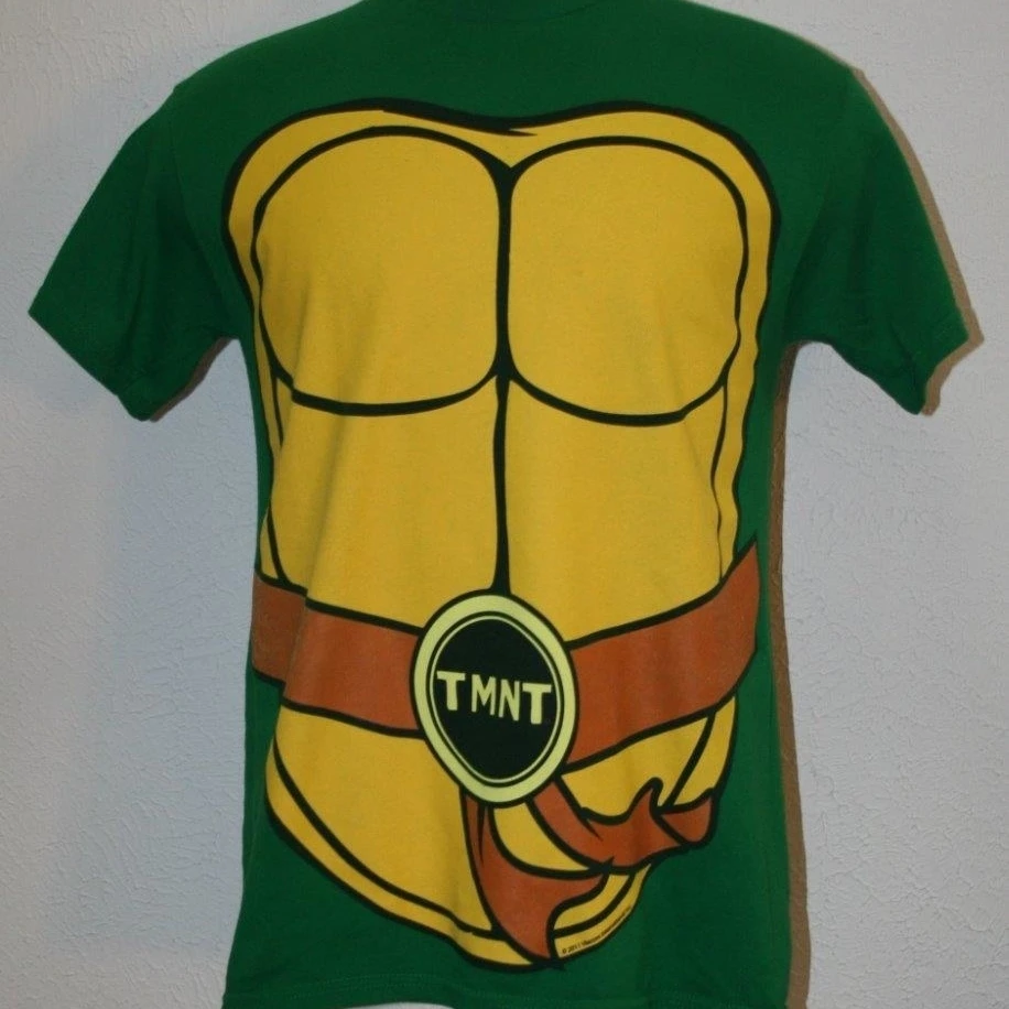 Teenage Mutant Ninja Turtles T-Shirt Medium Mens Chest: 40 TMNT Green