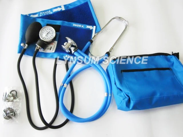 Blood Pressure Monitor Cuff Double Head Stethoscope Kit Arm Sphygmomanometer Pouch
Blood Pressure Monitor Cuff Double Head Stethoscope Kit Arm Sphygmomanometer Pouch