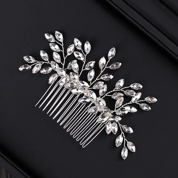 Luxury Silver Hair Combs Hair Accessories For Bride Crystal Women Hair Jewelry Bridal Headpiece Hairpin Wedding Hair Jewelry
Luxury Silver Hair Combs Hair Accessories For Bride Crystal Women Hair Jewelry Bridal Headpiece Hairpin Wedding Hair Jewelry