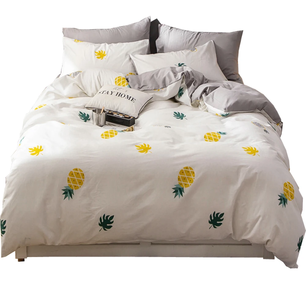 PAPA&MIMA Pineapple cartoon bedding set sheet Pillowcase Duvet Cover Sets Cotton King AU Queen Double Twin size dropshipping
PAPA&MIMA Pineapple cartoon bedding set sheet Pillowcase Duvet Cover Sets Cotton King AU Queen Double Twin size dropshipping