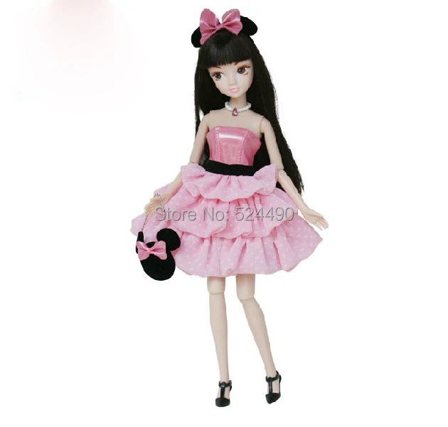 Legal Copy Genuine Original Desney Mickey Sculpt Style Jointed Kurhn Doll with Pink Dress Bag for Barbie Doll Free Shipping
Legal Copy Genuine Original Desney Mickey Sculpt Style Jointed Kurhn Doll with Pink Dress Bag for Barbie Doll Free Shipping