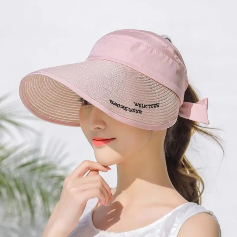 2019 New Foldable Sunshade UV Protection Wide Brim Sun Hat For Women Summer Visor Hat Beach Cap Panama Chapeau Femme Gorra Mujer
2019 New Foldable Sunshade UV Protection Wide Brim Sun Hat For Women Summer Visor Hat Beach Cap Panama Chapeau Femme Gorra Mujer