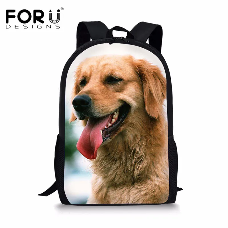 FORUDESIGNS 3D Animal Dog School Bags Golden Retriever Pattern Shoulder Backpack Schoolbag for Child Boys Girls Students Bag New
FORUDESIGNS 3D Animal Dog School Bags Golden Retriever Pattern Shoulder Backpack Schoolbag for Child Boys Girls Students Bag New