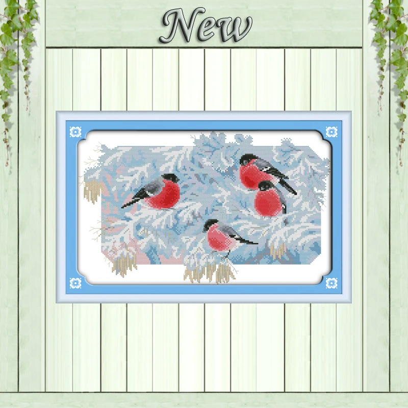 Cold morning bird,counted printed on canvas DMC 11CT 14CT Cross Stitch kit,needlework Set DIY embroider,winter animal Home Decor
Cold morning bird,counted printed on canvas DMC 11CT 14CT Cross Stitch kit,needlework Set DIY embroider,winter animal Home Decor