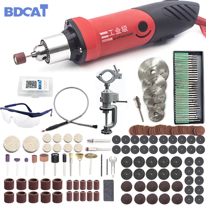 BDCAT 400w Electric Drill Dremel Style Mini Engraver Drill With 6 Variable Speed For Metalworking Machine With 175 Power Tools
BDCAT 400w Electric Drill Dremel Style Mini Engraver Drill With 6 Variable Speed For Metalworking Machine With 175 Power Tools
