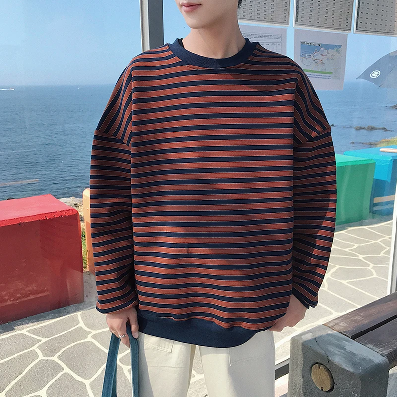 Spring New Hoodies Men Fashion Casual O-neck Striped Sweatshirt Man Streetwear Wild Hip-hop Loose Long-sleeved Pullover S-2XL
Spring New Hoodies Men Fashion Casual O-neck Striped Sweatshirt Man Streetwear Wild Hip-hop Loose Long-sleeved Pullover S-2XL
