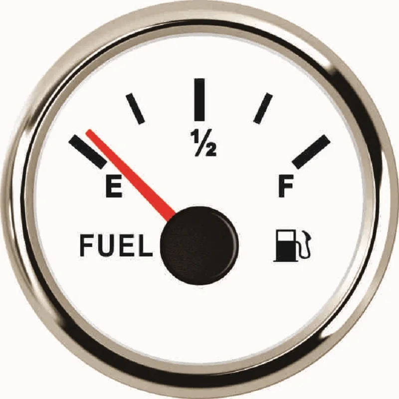 New Waterproof 5V Universal 52mm Fuel Level Gauge Meter E-1/2-F for Car Truck Boat 12V 24V With Red Backlight
New Waterproof 5V Universal 52mm Fuel Level Gauge Meter E-1/2-F for Car Truck Boat 12V 24V With Red Backlight