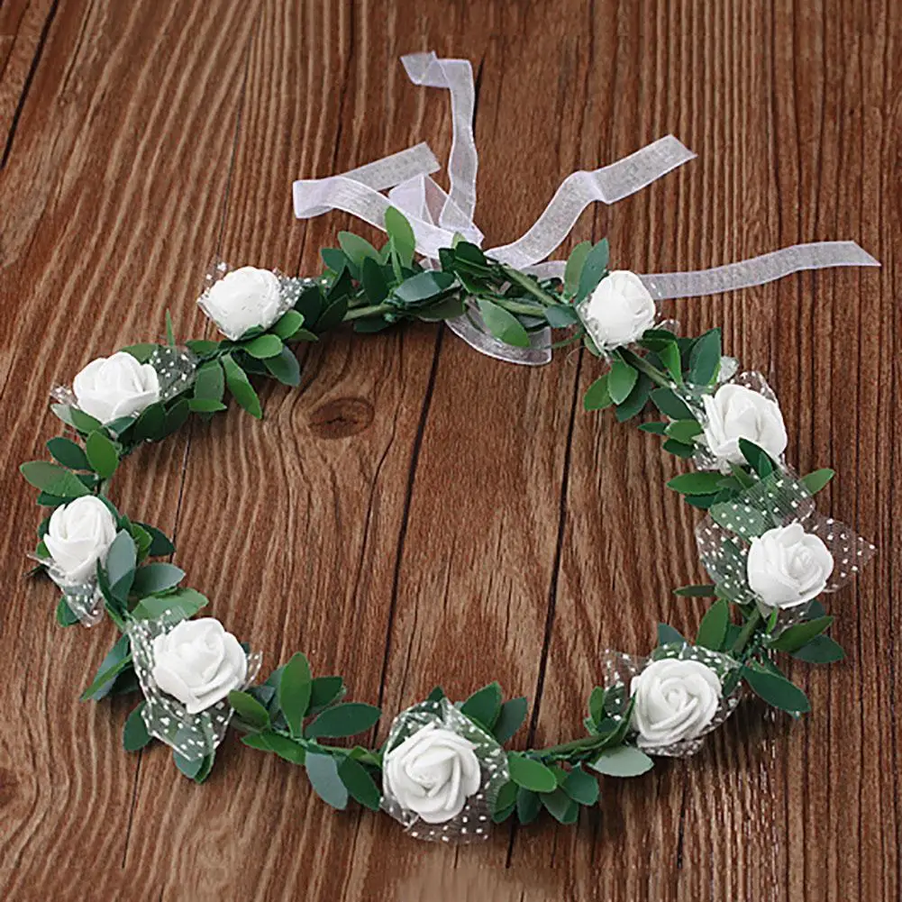New Handmade Delicate Head Wreath Wedding Bride Flower Crown Headpiece White A190
New Handmade Delicate Head Wreath Wedding Bride Flower Crown Headpiece White A190