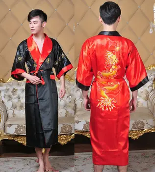 Free Shipping!Chinese Women's Reversible Two-face Silk Satin Robe Embroidery Dragon Kimono Bath Gown Dragon WR005
Free Shipping!Chinese Women's Reversible Two-face Silk Satin Robe Embroidery Dragon Kimono Bath Gown Dragon WR005