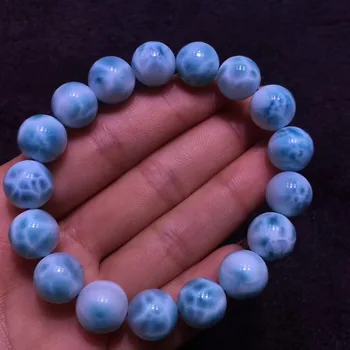 11.5mm Natural Blue Larimar Round Beads Bracelet Women Men Party Gift Powerful Stretch Crystal Bracelet Jewelry AAAAA
11.5mm Natural Blue Larimar Round Beads Bracelet Women Men Party Gift Powerful Stretch Crystal Bracelet Jewelry AAAAA