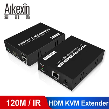 100m 120m HDMI Extender Over TCP/IP CAT5e/6 RJ45 LAN Ethernet Cable HDMI KVM Extender 120M with IR Support 1080P TX+RX
100m 120m HDMI Extender Over TCP/IP CAT5e/6 RJ45 LAN Ethernet Cable HDMI KVM Extender 120M with IR Support 1080P TX+RX