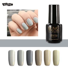 Mizhse 그레이 젤 폴란드어 7 ml 네일 프라이머 끄기 uv 컬러 젤 unghie cabine uv 네일 젤 led lakier hybrydowy 저렴한 매니큐어(China)