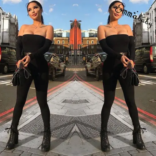 Women Jumpsuit Romper Bodysuits Bodycon Playsuit Clubwear Trousers Party Long Pants Black
Women Jumpsuit Romper Bodysuits Bodycon Playsuit Clubwear Trousers Party Long Pants Black
