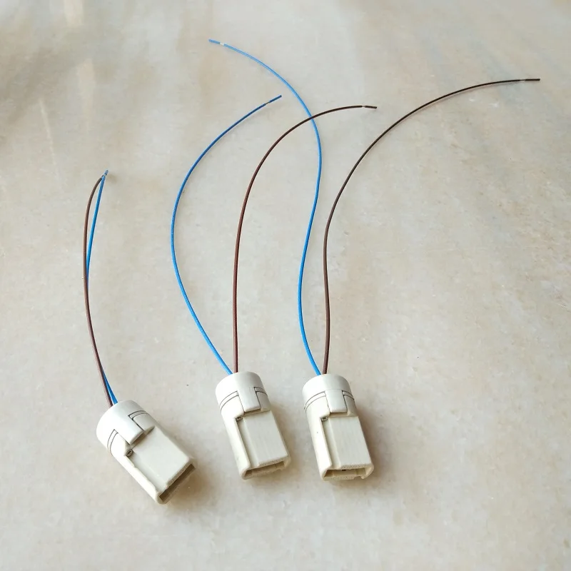 G9 lampholder Lamp Base with back cover 250V 2A Ceramic Socket G9 Halogen Lamp Holder with 20cm/30cm/40cm 0.5mm2 fep wire
G9 lampholder Lamp Base with back cover 250V 2A Ceramic Socket G9 Halogen Lamp Holder with 20cm/30cm/40cm 0.5mm2 fep wire