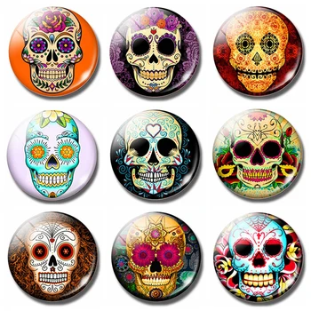Candy Skull Glass 30 MM Fridge Magnet Steampunk Magnetic Refrigerator Stickers Cartoon Home Decoration Kitchen Accessorie
Candy Skull Glass 30 MM Fridge Magnet Steampunk Magnetic Refrigerator Stickers Cartoon Home Decoration Kitchen Accessorie