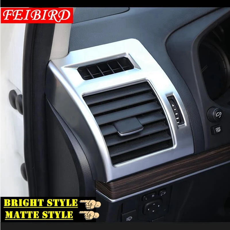 For Toyota Land Cruiser Prado FJ150 2014 2015 2016 2017 ABS Side Air Conditioning AC Vent Outlet Cover Trim MATTE BRIGHT SILVER
For Toyota Land Cruiser Prado FJ150 2014 2015 2016 2017 ABS Side Air Conditioning AC Vent Outlet Cover Trim MATTE BRIGHT SILVER