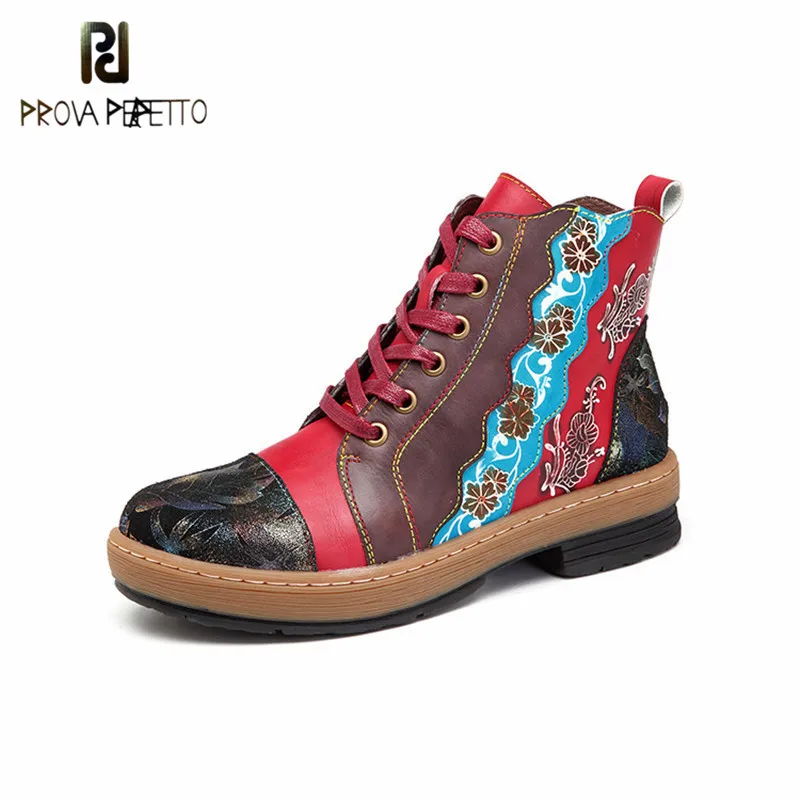 Prova perfetto Hand-made Ethnic Soft Leather Woman Ankle Boots Side Zipper Fashion Comfortable Retro Spring Short Boots Woman
Prova perfetto Hand-made Ethnic Soft Leather Woman Ankle Boots Side Zipper Fashion Comfortable Retro Spring Short Boots Woman