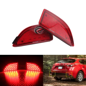 ANGRONG 2x LED Rear Bumper Reflector Light Lamps Red Lens For Mazda3 Mazda 3 Axela BL BM 5D
ANGRONG 2x LED Rear Bumper Reflector Light Lamps Red Lens For Mazda3 Mazda 3 Axela BL BM 5D