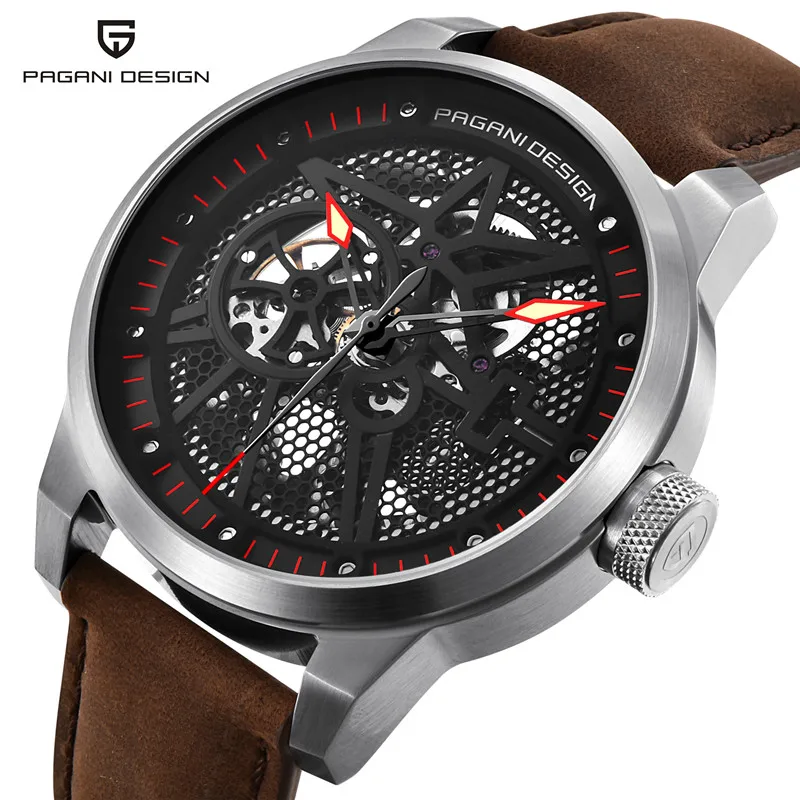 Luxury Watch Pagani Design Leather Tourbillon Automatic Watch Men Wrist Watch Male Steel Mechanical Watches Relogio Masculino
Luxury Watch Pagani Design Leather Tourbillon Automatic Watch Men Wrist Watch Male Steel Mechanical Watches Relogio Masculino