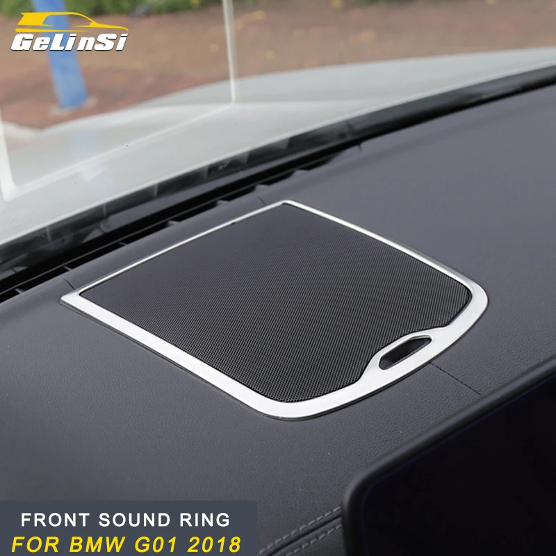 GELINSI For 2018 BMW X3 G01 Interior horn ring Dashboard Stereo Speaker panel decoration frame trim Sticker Car styling
GELINSI For 2018 BMW X3 G01 Interior horn ring Dashboard Stereo Speaker panel decoration frame trim Sticker Car styling