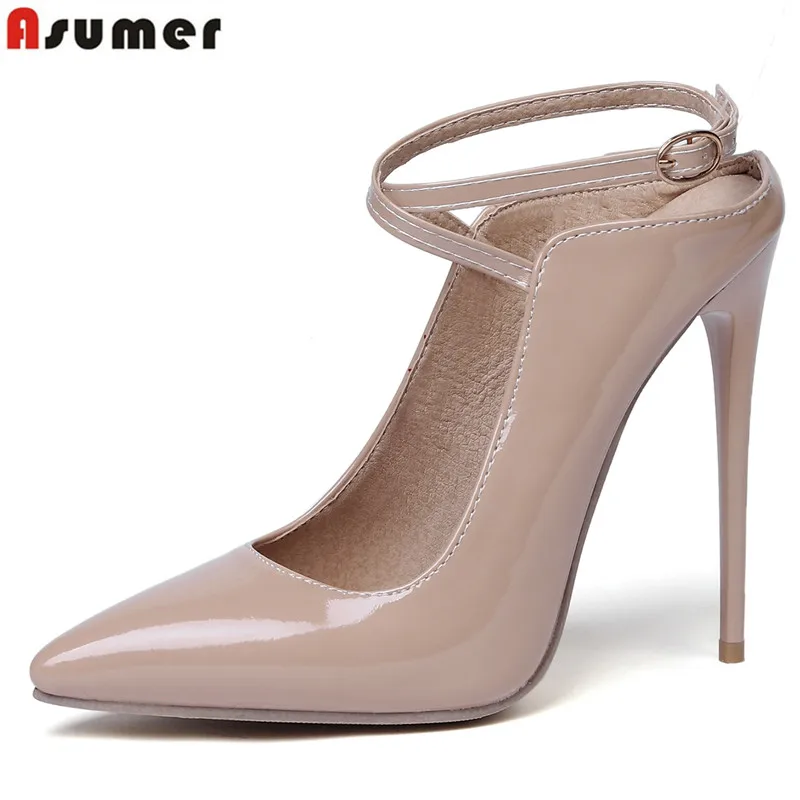 ASUMER Plus size 34-47 New rrival 2020 fashion slingback women pumps 12cm super stilettos heels party wedding shoes woman
ASUMER Plus size 34-47 New rrival 2020 fashion slingback women pumps 12cm super stilettos heels party wedding shoes woman