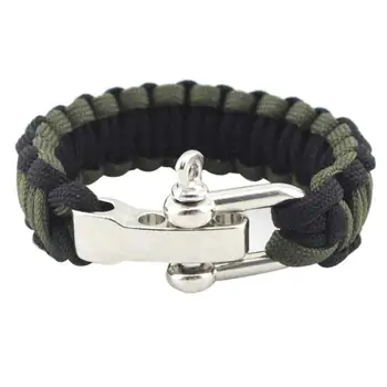 Outdoor paracord rope muti-tool bracelet wrist strap decoration 7 strands braided paracord for travel camping adventure 1pcs
Outdoor paracord rope muti-tool bracelet wrist strap decoration 7 strands braided paracord for travel camping adventure 1pcs