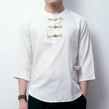 NEW summer linen cotton Shirt casual men's half sleeved shirts loose Chinese style High Quality top breathes Cool button clothes
NEW summer linen cotton Shirt casual men's half sleeved shirts loose Chinese style High Quality top breathes Cool button clothes