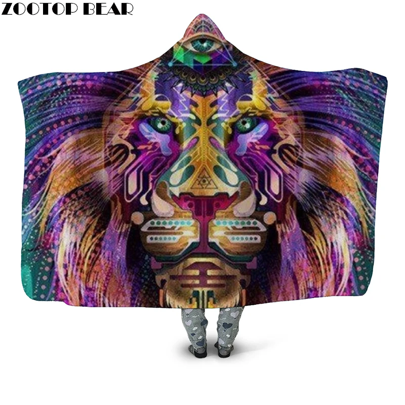 Tiger Animal Hooded Blanket Fashion Brand Adult Bedding Soft Anime King plush Fleece Blankets Wearable 3D print Couple Travel
Tiger Animal Hooded Blanket Fashion Brand Adult Bedding Soft Anime King plush Fleece Blankets Wearable 3D print Couple Travel