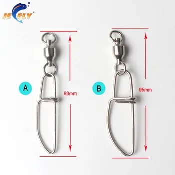 10pcs 90mm/95mm stainless steel ball bearing swivel double ring with insurance snap connector for spearfishing
10pcs 90mm/95mm stainless steel ball bearing swivel double ring with insurance snap connector for spearfishing