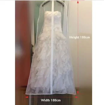 Double Soft Tulle Dust Cover with Zipper for Wedding Bridal Dress Evening Robe Protect Case Length 180cm FC96
Double Soft Tulle Dust Cover with Zipper for Wedding Bridal Dress Evening Robe Protect Case Length 180cm FC96