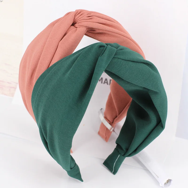 Korea Simple Wide pressure Knotted Hair band Headband Female Super fairy Sweet hair accessories Wholesale
Korea Simple Wide pressure Knotted Hair band Headband Female Super fairy Sweet hair accessories Wholesale