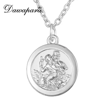 Dawapara Saint Christopher Religious Metal Necklace For Man And Women Jewelry - Available In Gold-color And Silvery New
Dawapara Saint Christopher Religious Metal Necklace For Man And Women Jewelry - Available In Gold-color And Silvery New