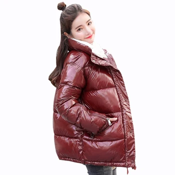 Rlyaeiz Winter Jacket Women 2018 New Fashion Women Glossy Thicken Warm Parka Cotton Padded Woman Winter Coat Female Overcoats
Rlyaeiz Winter Jacket Women 2018 New Fashion Women Glossy Thicken Warm Parka Cotton Padded Woman Winter Coat Female Overcoats