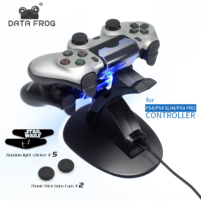 Dual USB Charging Dock with LED Charging Station Stand Charger Stand for Sony PlayStation 4/PS4/PS4 Slim/PS4 Pro Game controller
Dual USB Charging Dock with LED Charging Station Stand Charger Stand for Sony PlayStation 4/PS4/PS4 Slim/PS4 Pro Game controller