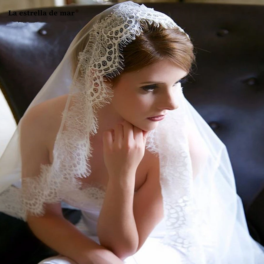 La estrella de mar wedding veils long high quality lace white 3 m Cathedral Veil stock bridal veil cheap wedding accessories hot
La estrella de mar wedding veils long high quality lace white 3 m Cathedral Veil stock bridal veil cheap wedding accessories hot