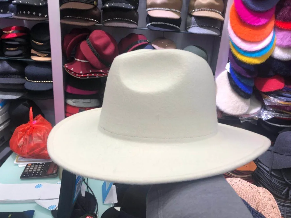 01904-shi Classic high-end wool fedoras hat Outdoor men women leisure panama jazz cap
01904-shi Classic high-end wool fedoras hat Outdoor men women leisure panama jazz cap