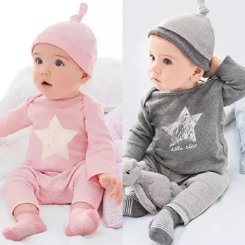 Baby Boys and Girls Clothing Set Long sleeve top + pants + hats Winter Clothes set
Baby Boys and Girls Clothing Set Long sleeve top + pants + hats Winter Clothes set