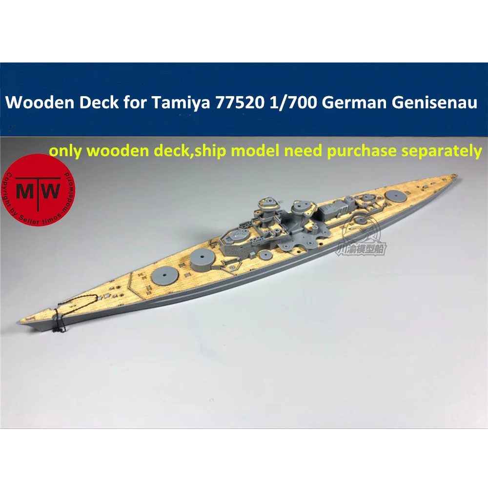 Немецкая деревянная колода Genisenau в масштабе 1/700 для Tamiya 77520, наборы моделей кораблей 700027
Немецкая деревянная колода Genisenau в масштабе 1/700 для Tamiya 77520, наборы моделей кораблей 700027