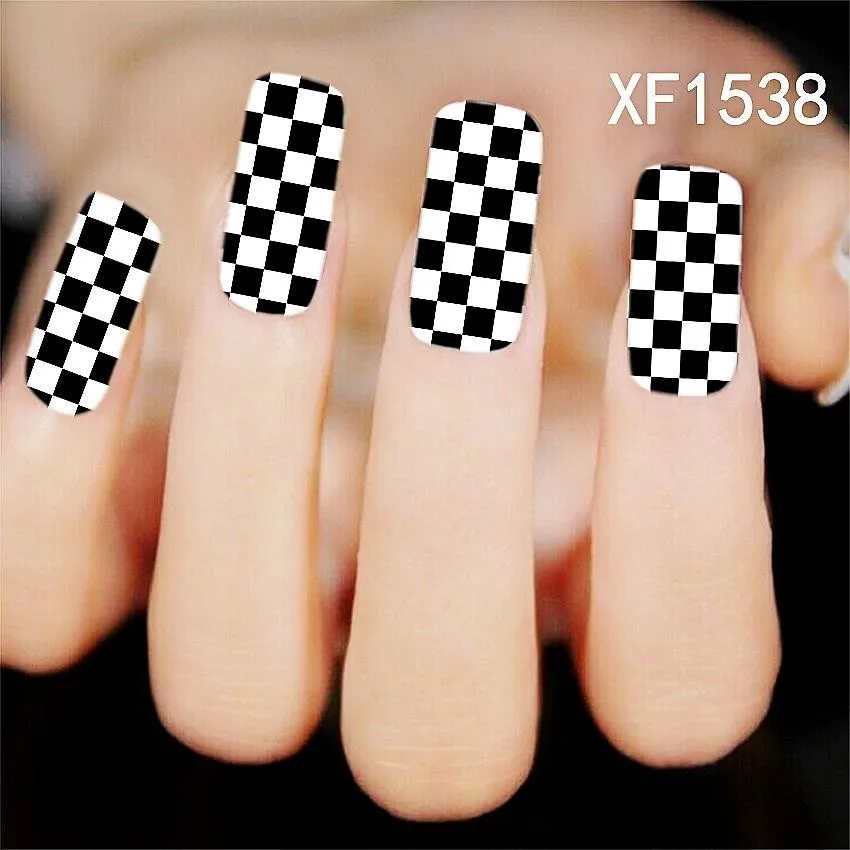 XF1538-Fashion-New-style-Water-Transfer-Stickers-1-Sheets-3D-Design-DIY-Nail-Art-Decorations-Nail