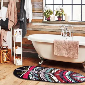 Modern American exotic feather Carpet linen bedside Mats for living room Anti-slip bathroom Floor Mat thread Throw Rug Floor Mat
Modern American exotic feather Carpet linen bedside Mats for living room Anti-slip bathroom Floor Mat thread Throw Rug Floor Mat