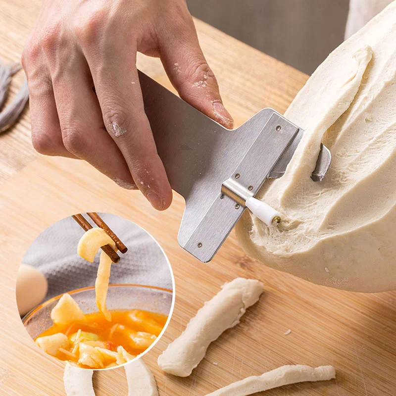 Noodles Dedicated Single-sharp Stainless Steel Noodles Slitting Machine Flour Dough Slicing Knife Cutting Tool Drop Ship Kitchen
Noodles Dedicated Single-sharp Stainless Steel Noodles Slitting Machine Flour Dough Slicing Knife Cutting Tool Drop Ship Kitchen