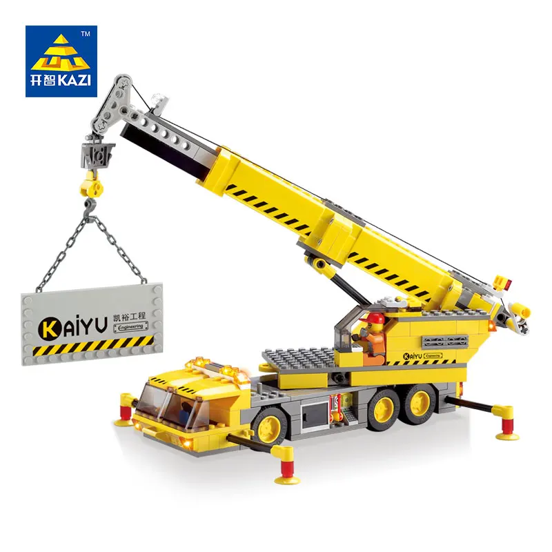 KAZI 8045 Urban crane building block model 380 pieces Educational DIY brick toy For children Kazi
KAZI 8045 Urban crane building block model 380 pieces Educational DIY brick toy For children Kazi