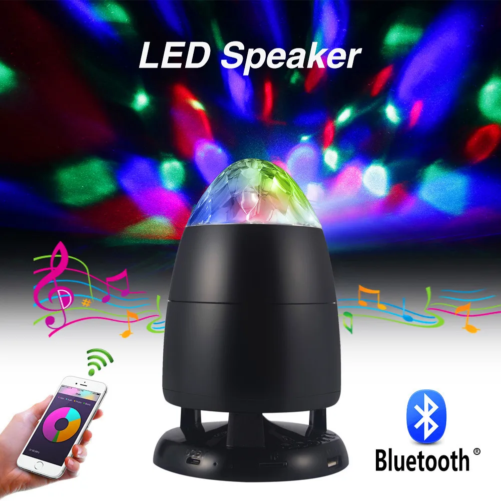 3D Disco Party Lights Bluetooth Speaker Portable Wireless Bass Loudspeaker Led Stage Light for Home KTV Dancing Birthday Party
3D Disco Party Lights Bluetooth Speaker Portable Wireless Bass Loudspeaker Led Stage Light for Home KTV Dancing Birthday Party