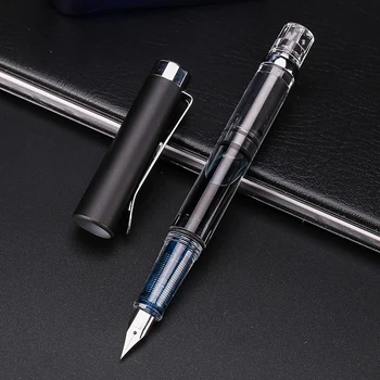 high quality Student pen Metal Clip Fountain Pen Screw Extra Fine EF Nib 0.38/0.5mm Gift Transparent plastic piston pen
high quality Student pen Metal Clip Fountain Pen Screw Extra Fine EF Nib 0.38/0.5mm Gift Transparent plastic piston pen