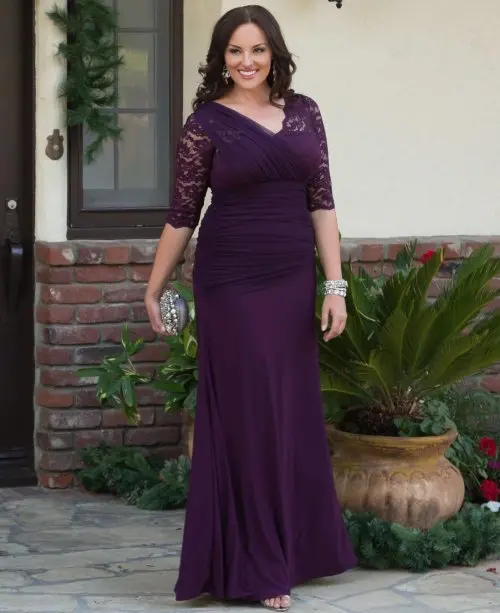 Purple Lace Mermaid Mother Of The Bride Dresses V Neck Half Sleeves Pleat Floor Length Plus Size Dresses vestido de madrinha
Purple Lace Mermaid Mother Of The Bride Dresses V Neck Half Sleeves Pleat Floor Length Plus Size Dresses vestido de madrinha